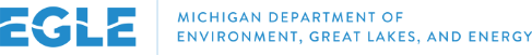 Michigan Department of Environment, Great Lakes, and Energy logo