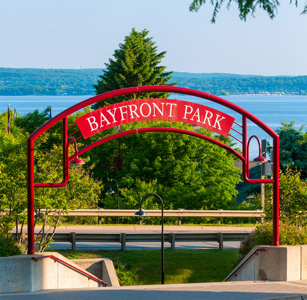 Bayfront Park archway photo